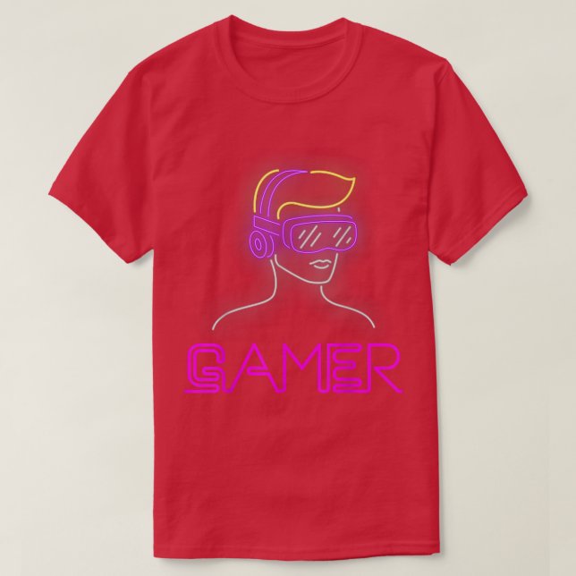 Gamer  Boys Gift for thes Best Video Game Player  T-Shirt (Design Front)