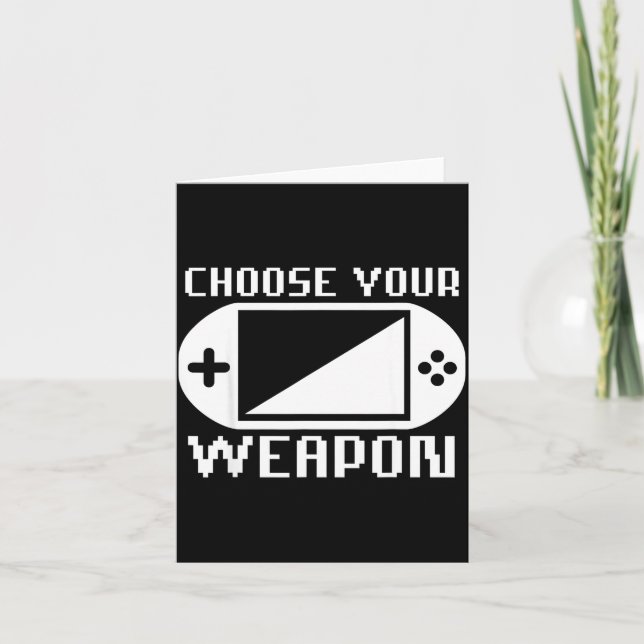 Gamer , Boys Men Women Video Gaming Is My Therapy  Card (Front)