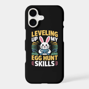 Gamer Bunny Leveling Up Easter Egg Hunt  iPhone 17 Case