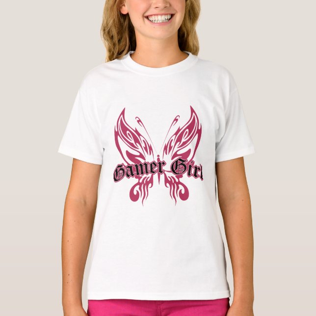 Gamer Butterfly T-Shirt (Front)