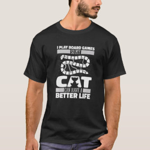 Gamer Cat Fantasy Dice Family  Gaming Rpg Board Ga T-Shirt