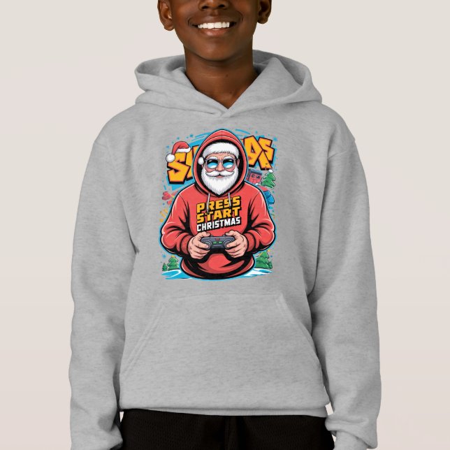 Gamer Christmas Gifts for Console Lovers Hoodie (Front)