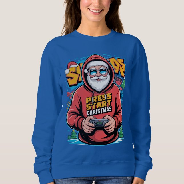 Gamer Christmas Gifts for Console Lovers Sweatshirt (Front)