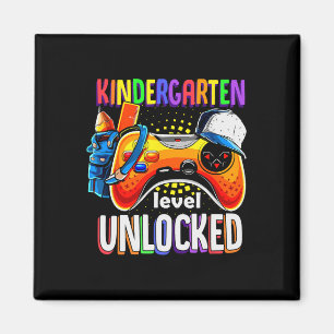 Gamer Ck To School Gamepad Kindergarten Level Unlo Magnet