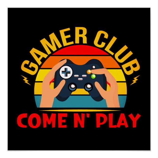 GAMER CLUB POSTER (Front)