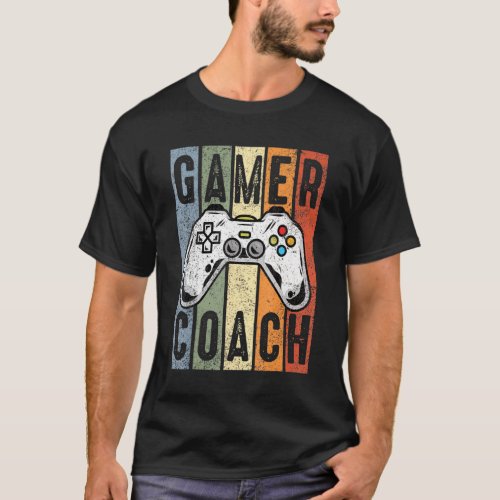 Gamer Coach Professional Video Game Player Cool Ga T_Shirt