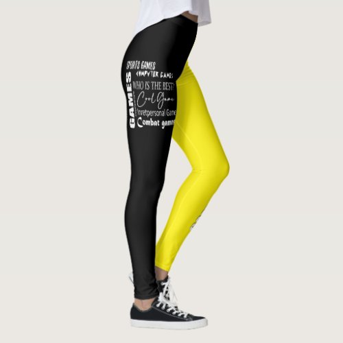 Gamer computer game leggings