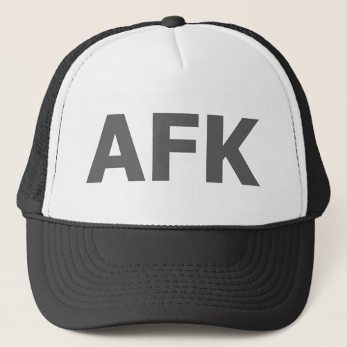 Gamer Computer Humor Away From Keyboard AFK Geek  Trucker Hat