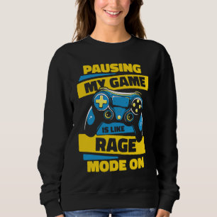 Gamer Controller Gaming Video Games Sweatshirt