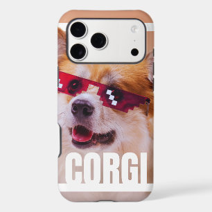 Gamer Corgi   Thug Life Pixel Shades Cartoon iPhone 17 Pro Max Case