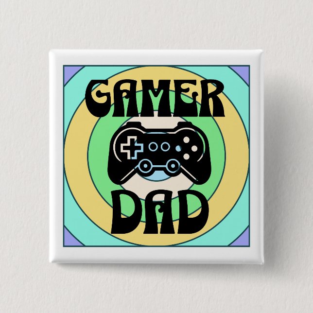 Gamer Dad Button (Front)