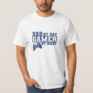 Gamer Dad. dad by day gamer by night  T-Shirt