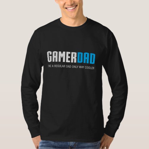 Gamer Dad Funny Cute Fathers Day Gift T_Shirt