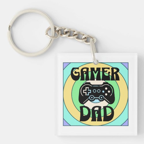 Gamer Dad Keychain