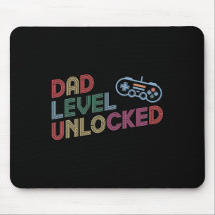 Gamer Daddy New Dad Shirt Funny Gamer Dad For Men Mouse Pad