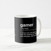 Gamer definition coffee mug (Front Right)