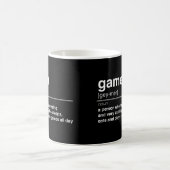 Gamer definition coffee mug (Center)