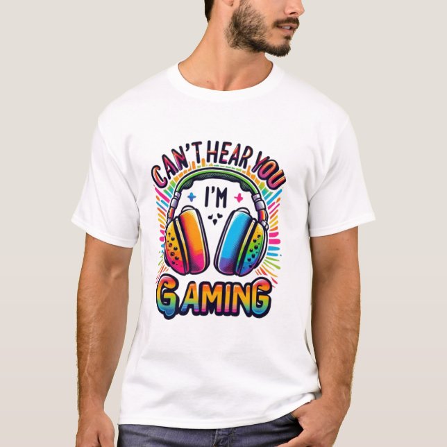 Gamer Design for Teens Boys T-Shirt (Front)