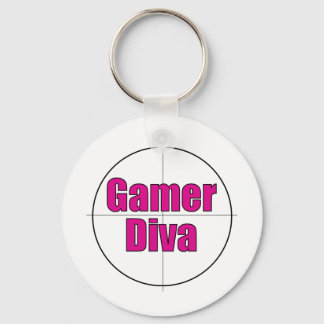 Gamer Diva Keychain