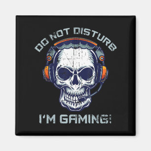 Gamer - Do Not Disturb I'm Gaming - Gaming Gift  Magnet