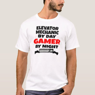 Gamer Elevator Mechanic T-Shirt