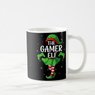 Gamer Elf Christmas Girls Women Elf Squad Xmas Fam Coffee Mug