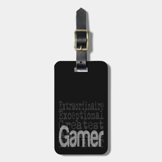 Gamer Extraordinaire Luggage Tag (Front Vertical)