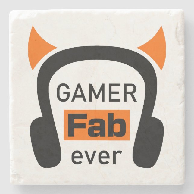 gamer fab-ever stone coaster (Front)