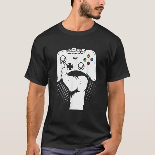 Gamer First Console Game Controller Gamepad Cool G T_Shirt