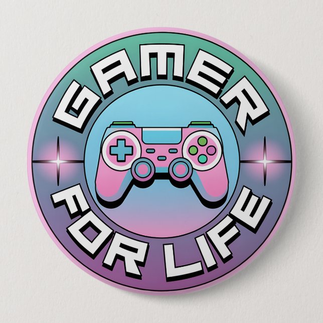 Gamer for Life Button (Front)