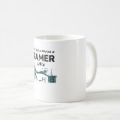 Gamer Funny Gaming Video Games Geek Coffee Mug (Front Right)