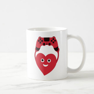 Gamer Game Controller And A Heart Geek Coffee Mug