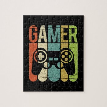 Gamer Game Controller Jigsaw Puzzle by MalaysiaGiftsShop at Zazzle