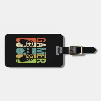 Gamer Game Controller Luggage Tag by MalaysiaGiftsShop at Zazzle