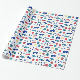 GAMER GAMERS GAMING WRAPPING PAPER