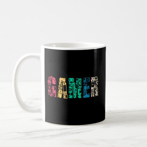 Gamer Gaming Calligram Video Game Coffee Mug