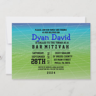 GAMER GAMING DIGITAL Bar Mitzvah Invitation