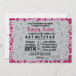 GAMER GAMING DIGITAL Bat Mitzvah Invitation