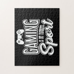 Gamer - Gaming Is My Favorite Sport Jigsaw Puzzle