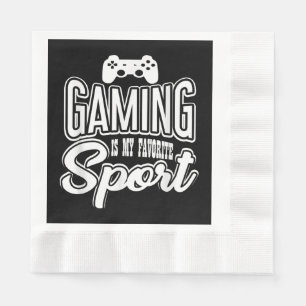 Gamer - Gaming Is My Favorite Sport Napkins