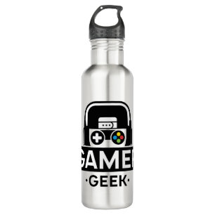 Gamer Geek Stainless Steel Water Bottle