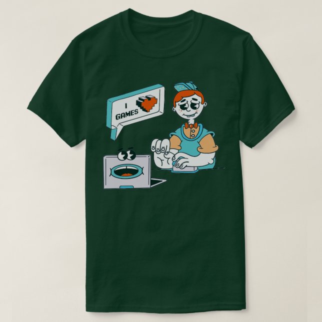 Gamer geek T-Shirt (Design Front)