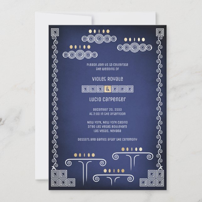 Gamer Geek Wedding Invitation (Front)