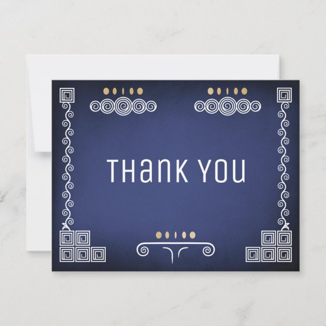 Gamer Geek Wedding Thank You Card (Front)