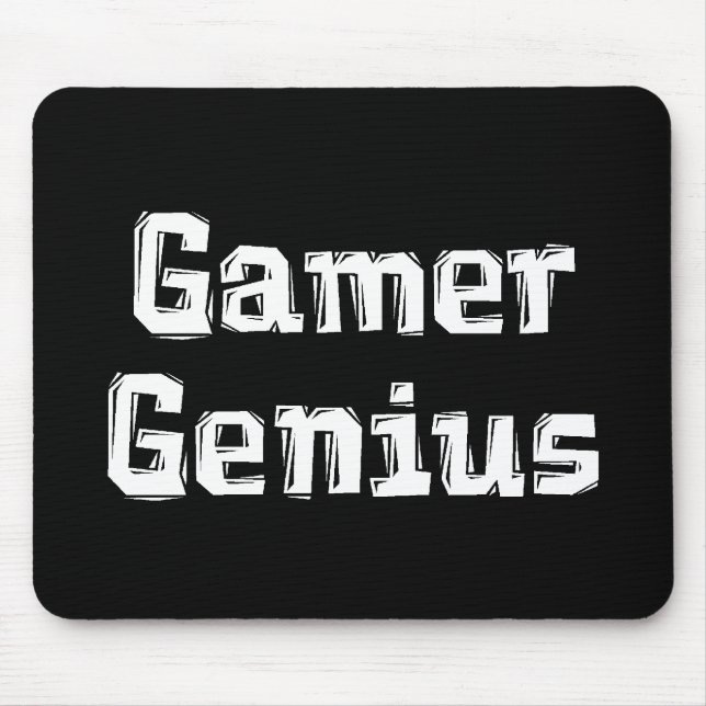 Gamer Genius Mouse Pad (Front)