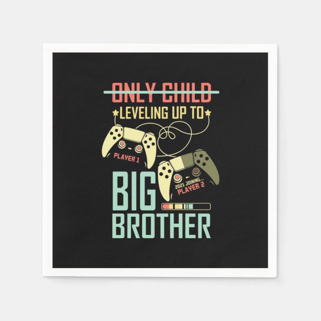 Gamer Gift | Big Brother 2021 Gamer Napkins (Front)