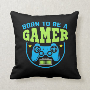 Gamer Gift Born To Be A Gamer Throw Pillow