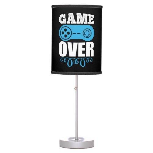 Gamer Gift Game Over Table Lamp