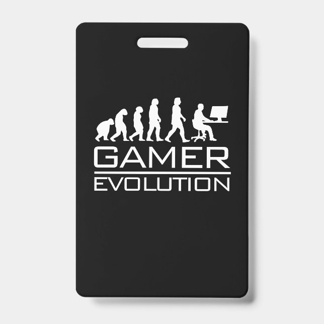 Gamer Gift | Gamer Evolution Badge (Front)