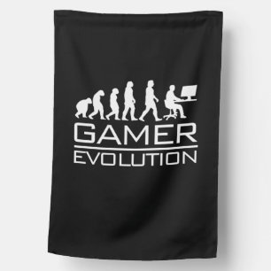 Gamer Gift Gamer Evolution House Flag
